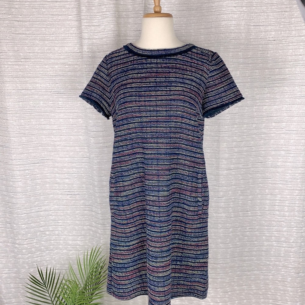Loft Navy Tunic Dress Size 8